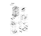 Samsung RF323TEDBWW/AA-00 freezer parts diagram