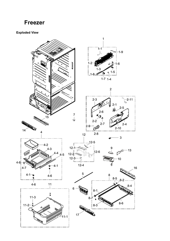 Freezer parts