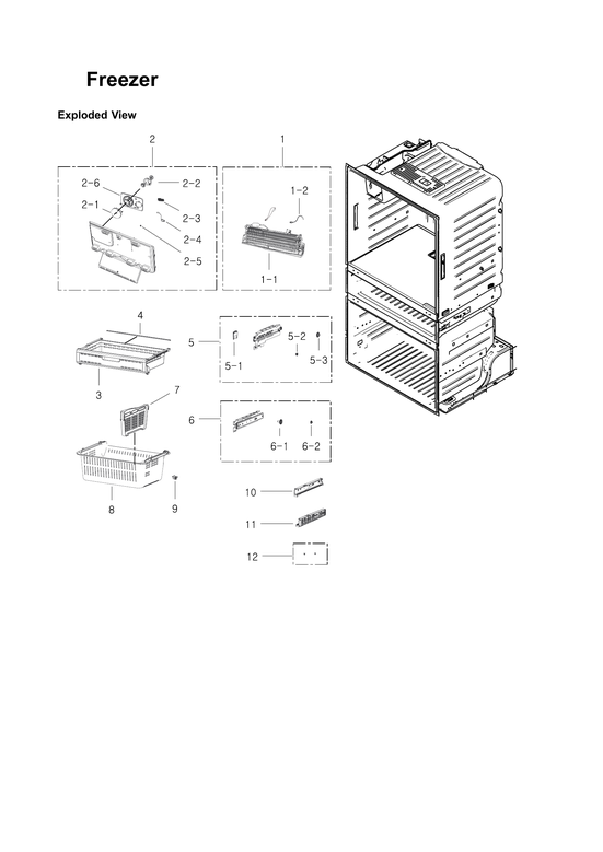 Freezer parts