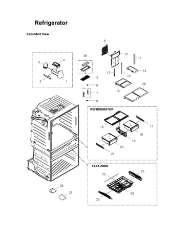 Refrigerator parts