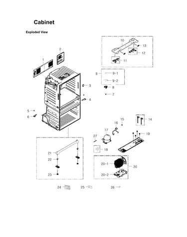 Cabinet parts
