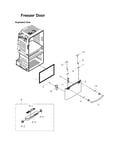 Freezer door parts