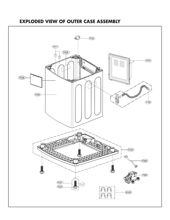 Outer case assy