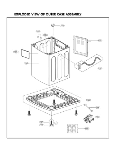 Outer case assy