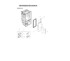 Samsung RFG29THDBP/XAA-00 right refrigerator door parts diagram
