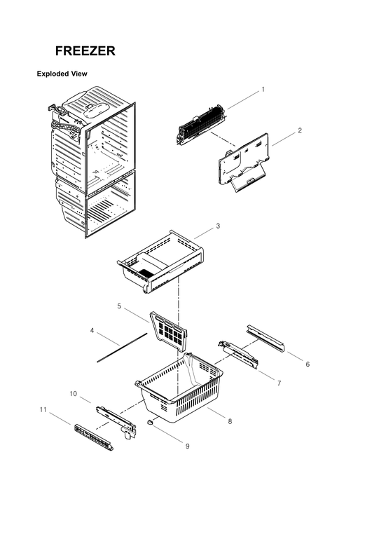 Freezer parts