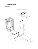 Freezer door parts