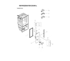 Samsung RFG29THDPN/XAA-00 left refrigerator door parts diagram