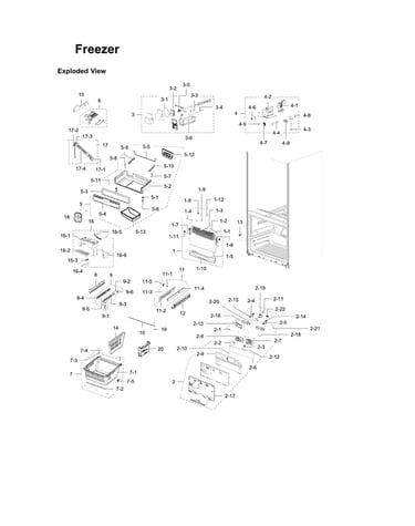 Freezer parts
