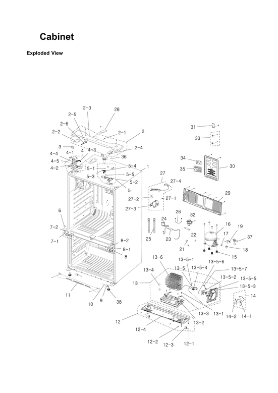 Cabinet parts