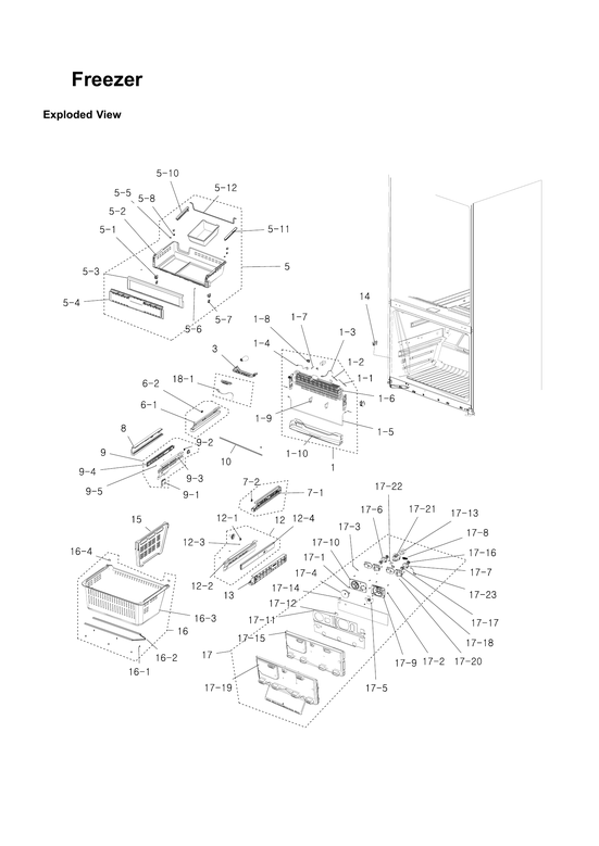 Freezer parts