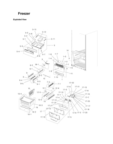 Freezer parts