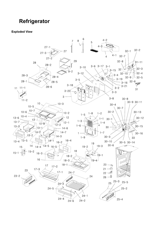 Refrigerator parts