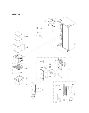Freezer parts