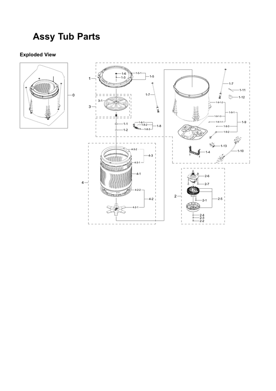 TUB PARTS ASSY