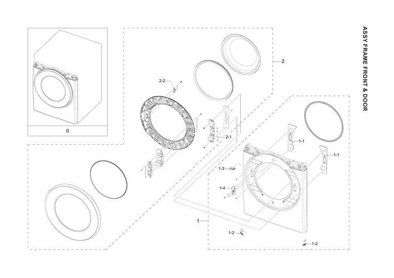 FRONT FRAME & DOOR ASSY