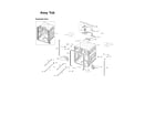 Samsung DW80K7050US/AA-02 tub assy diagram