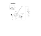 Samsung DW80K7050US/AA-02 sump assy diagram