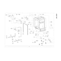 Samsung DW80R2031UG/AA-00 tub assy diagram