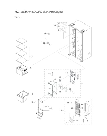 Freezer parts