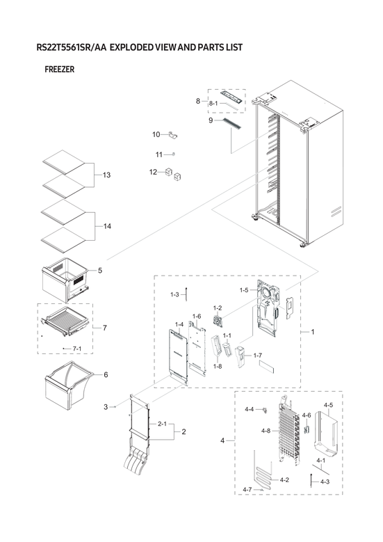 FREEZER PARTS