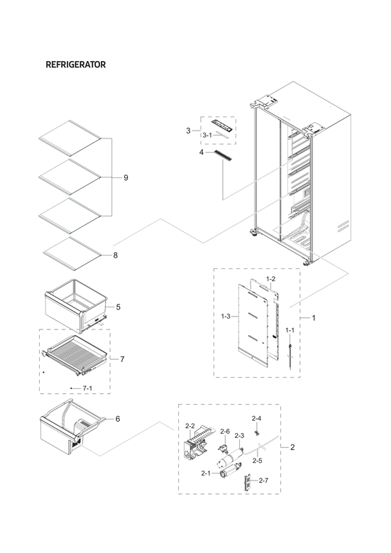 REFRIGERATOR PARTS