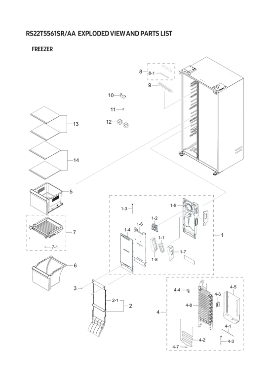 Freezer parts