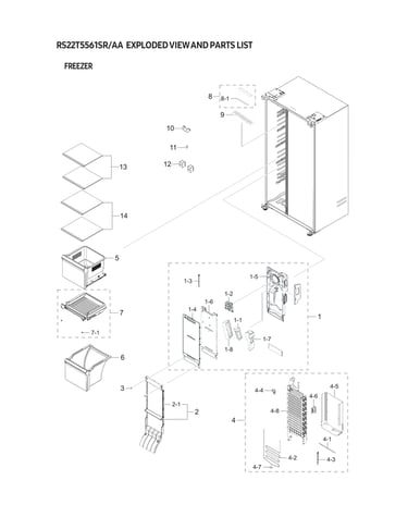 Freezer parts