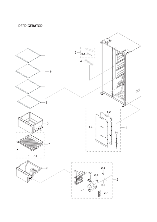 Refrigerator parts