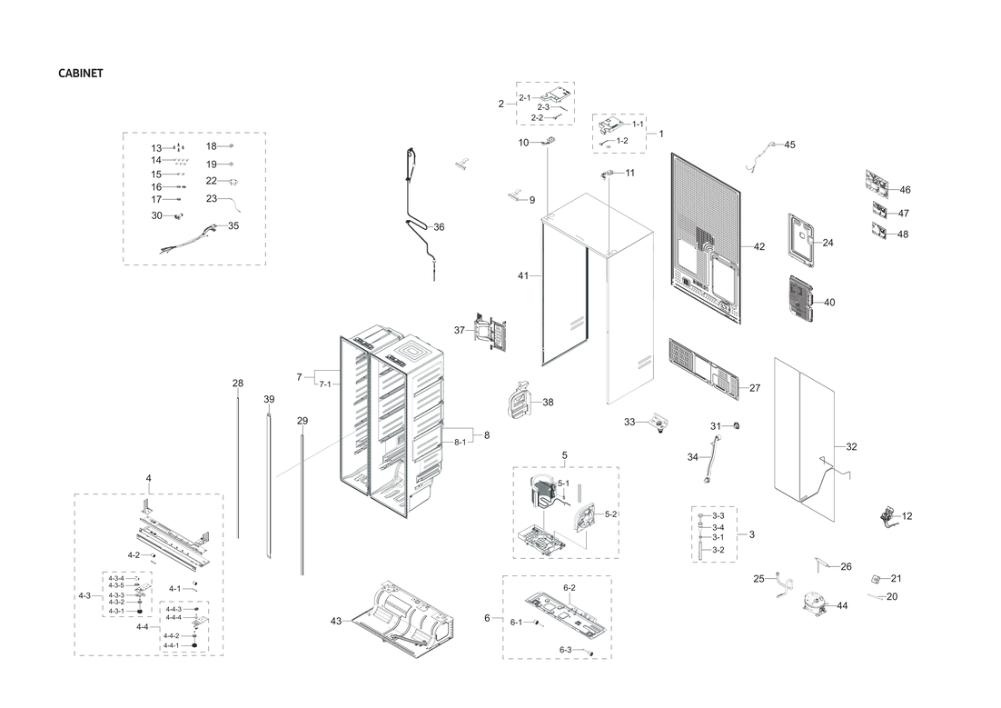 Cabinet parts