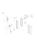 Freezer door parts