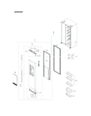 Refrigerator door parts