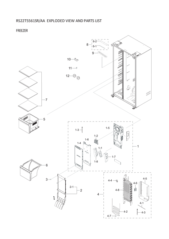 Freezer parts