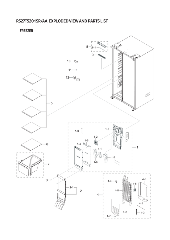FREEZER PARTS
