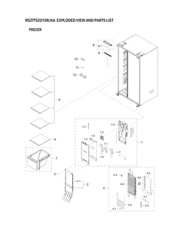 Freezer parts