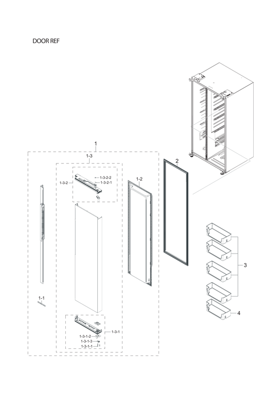 REFRIGERATOR DOOR PARTS