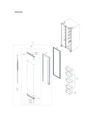 Refrigerator door parts