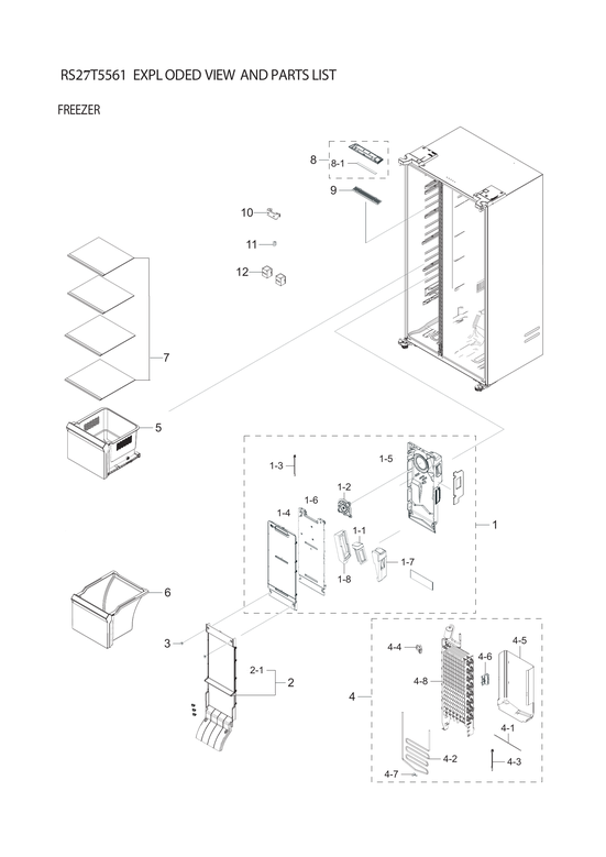 Freezer parts