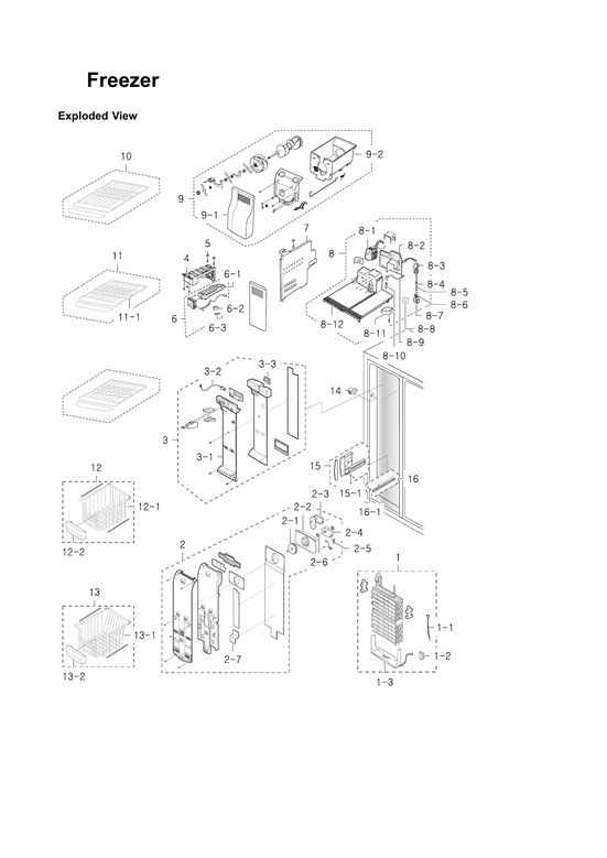 Freezer parts