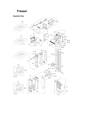 Freezer parts