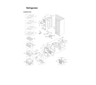 Samsung RS2534WW/XAA-00 refrigerator parts diagram