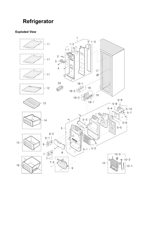 Refrigerator parts