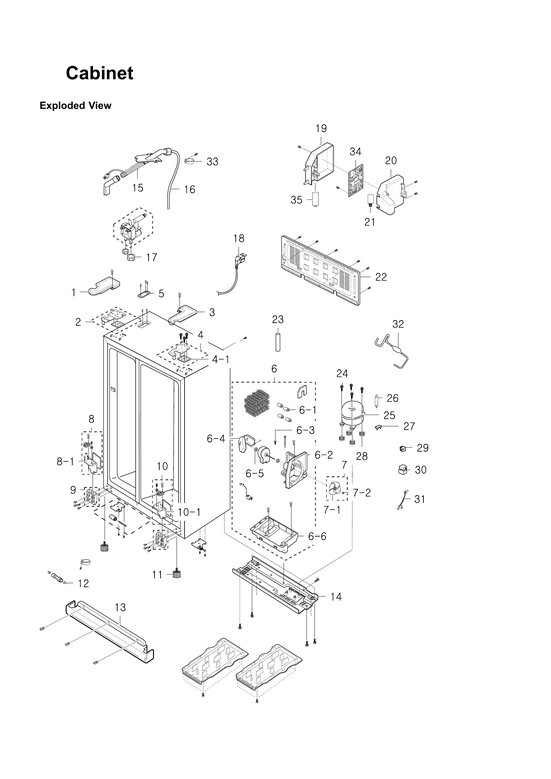 Cabinet parts