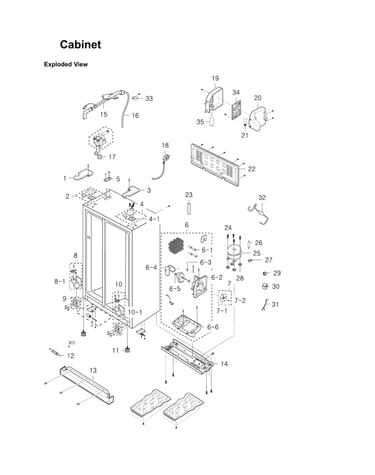 Cabinet parts