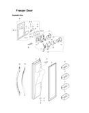 Freezer door parts