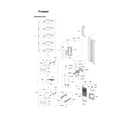 Samsung RSG307AABP/XAA-00 freezer parts diagram