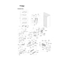 Samsung RSG307AABP/XAA-00 refrigerator parts diagram