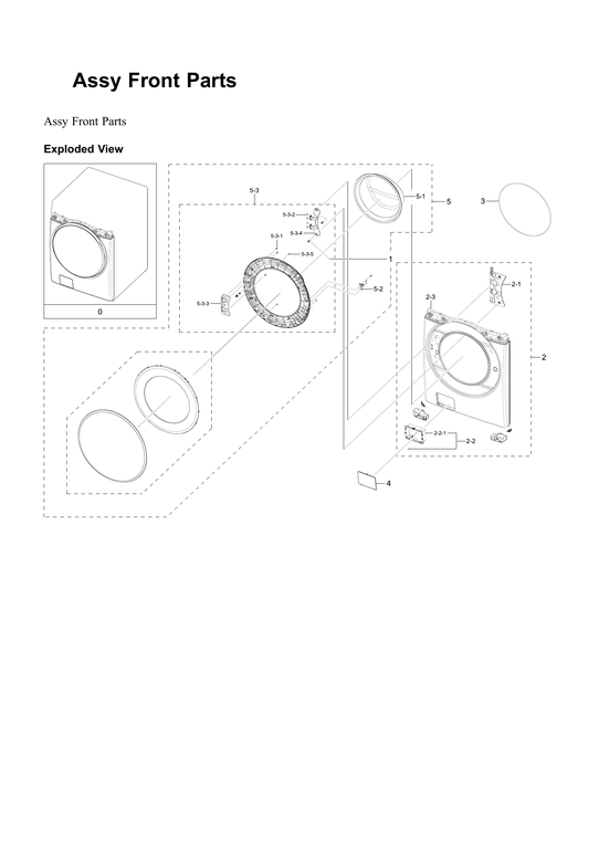 Front parts assy