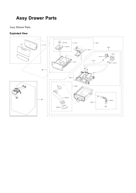 Drawer parts assy