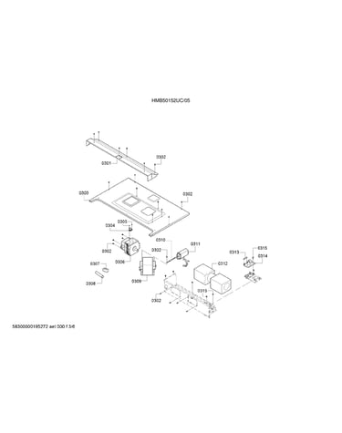 Magnetron/fan motor